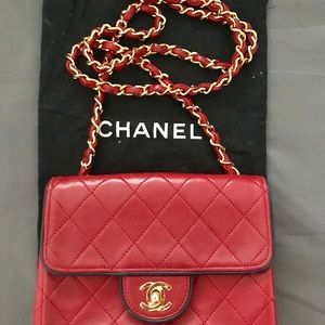 Chanel red bag